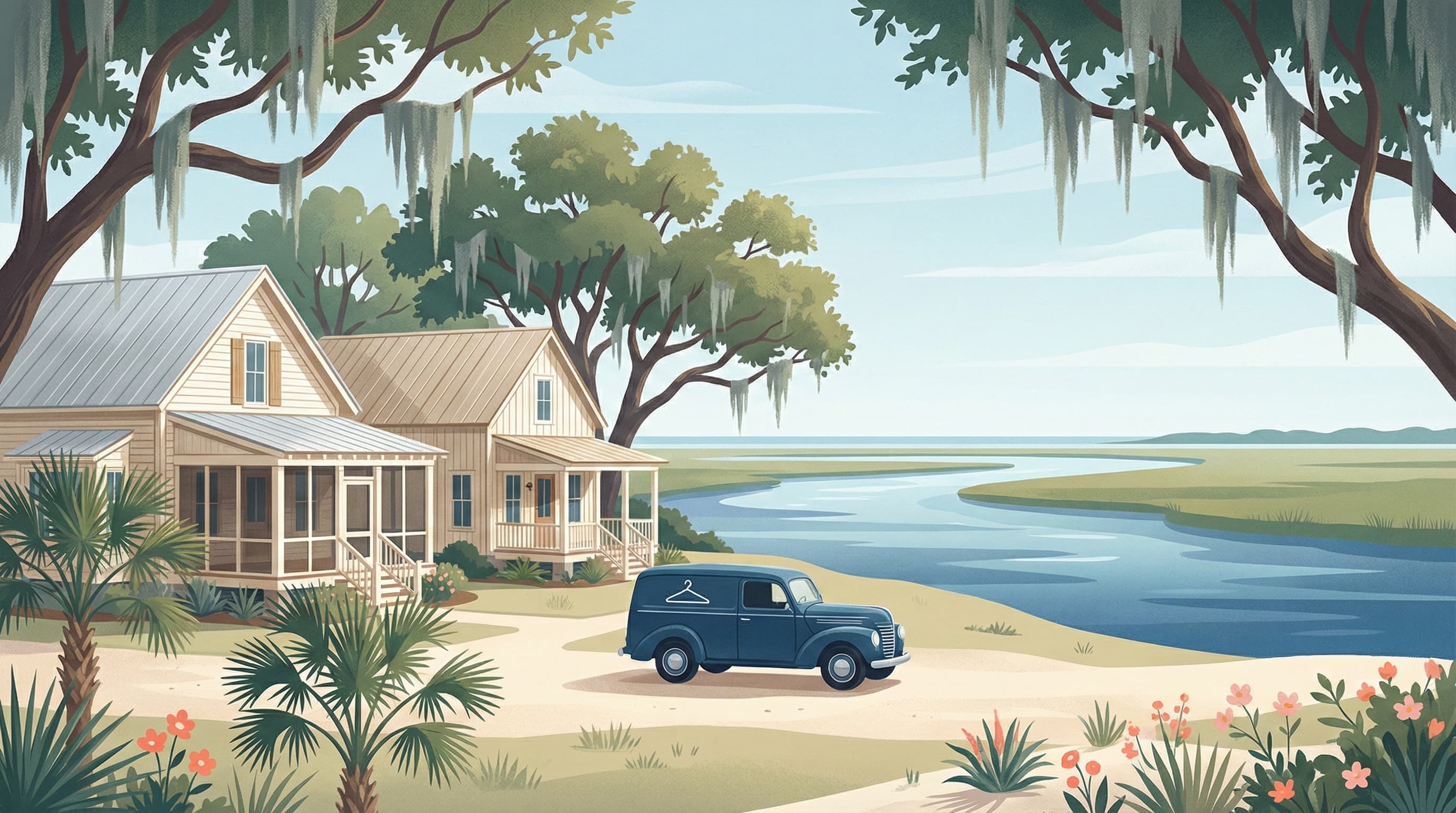 Beautiful scenery near Savannah