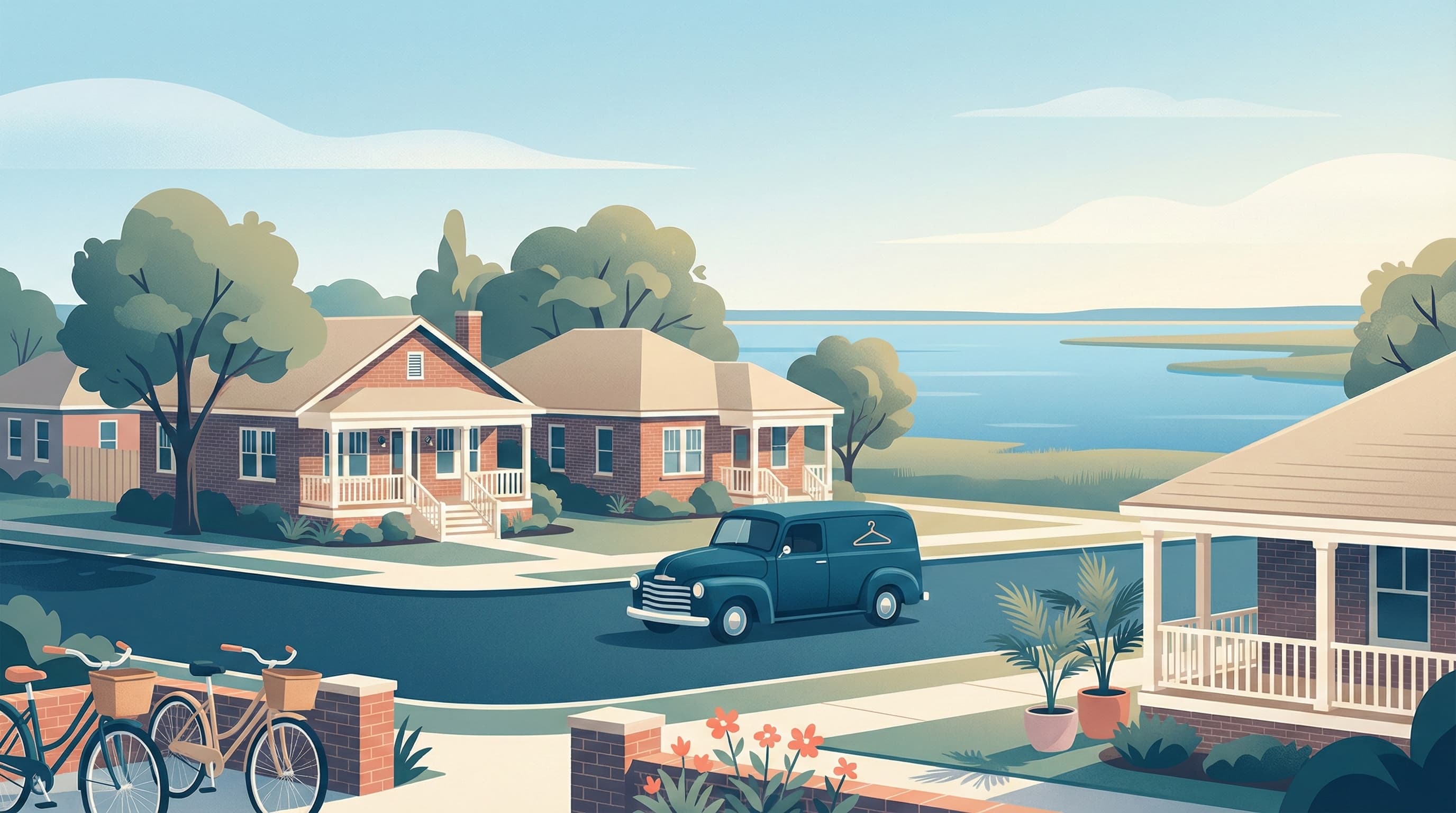 Downtown Savannah cityscape