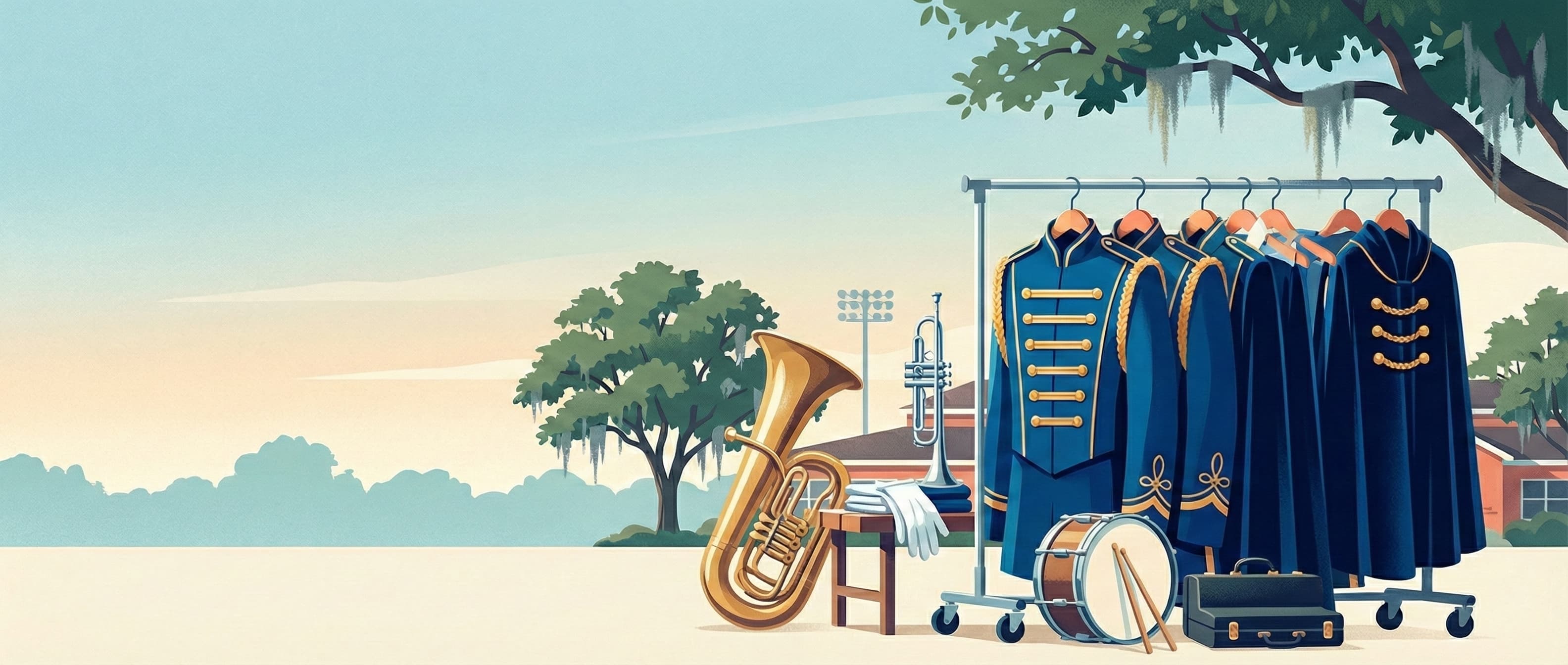 School band uniforms