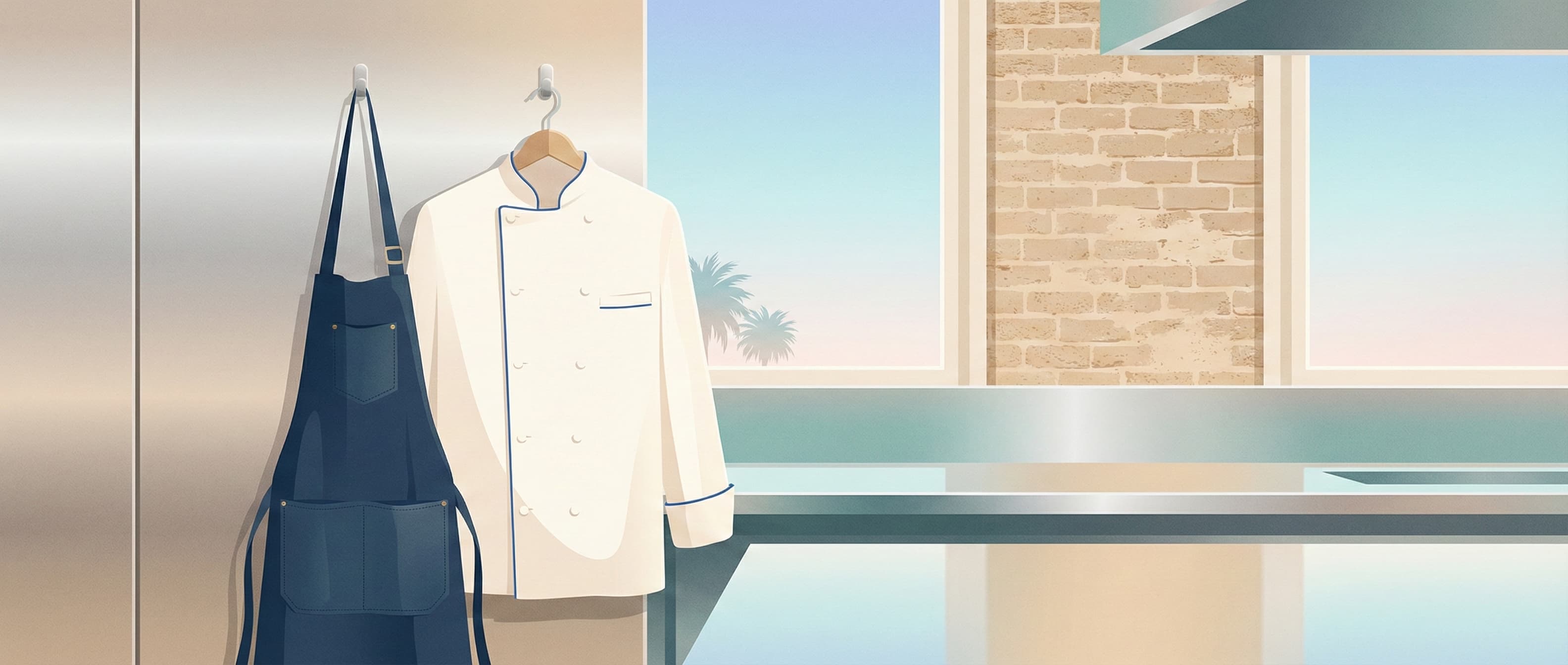 Restaurant dining setting