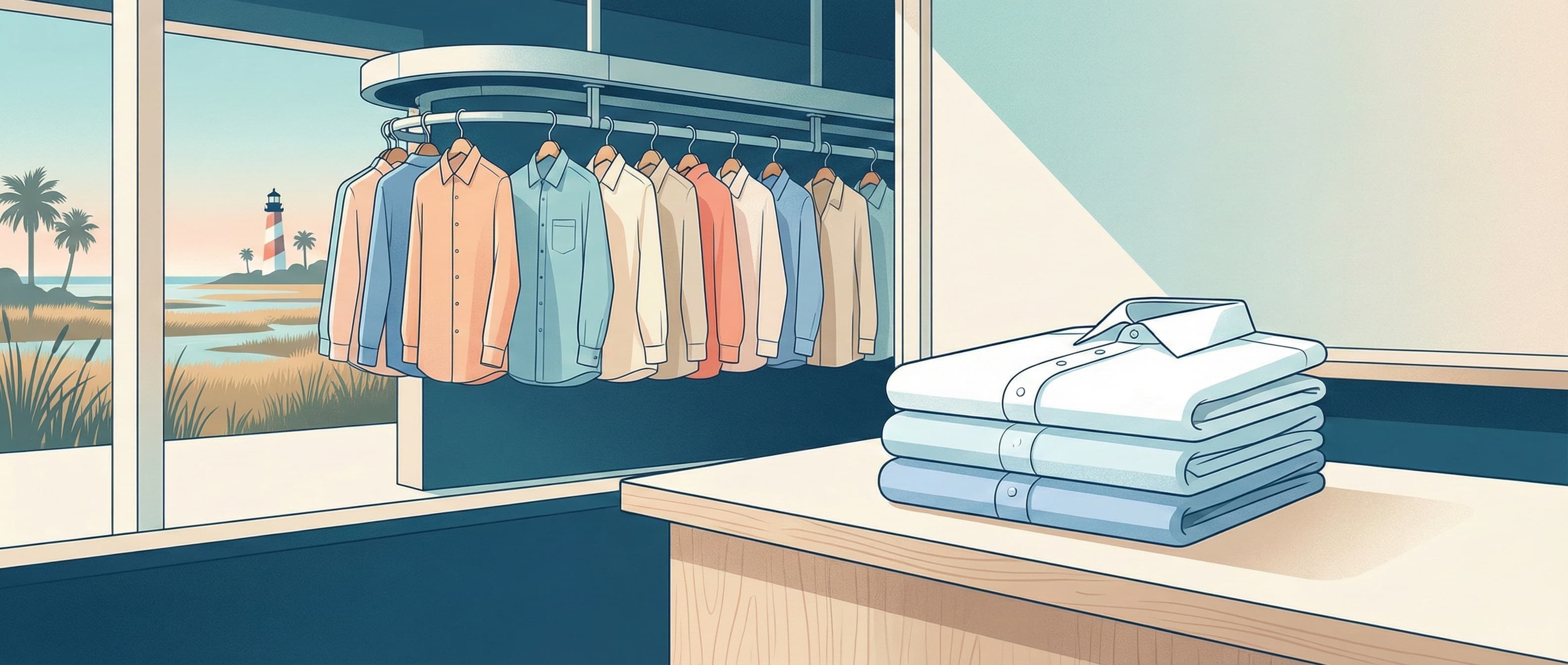 Clean and folded clothes ready for pickup