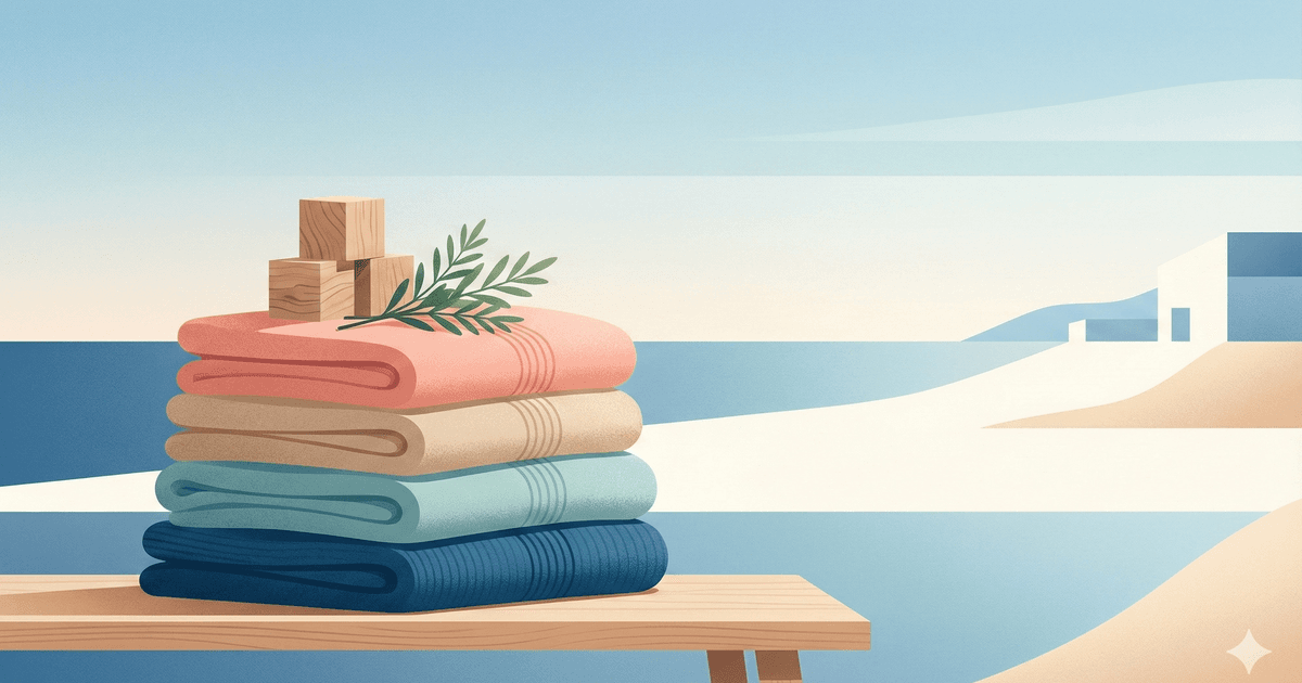 Neatly folded winter sweaters stored safely for the spring and summer season.